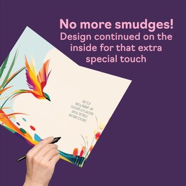 Daughter in Law Birthday Card - Vibrant Summer Flowers - Vivid Happy Birthday Card for Daughter in Law from Mother Mum Father Dad, A5 Female Floral Bday Golden Greeting Cards