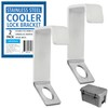 IMPRESA [2 Pack] White Cooler Lock Bracket for Yeti and