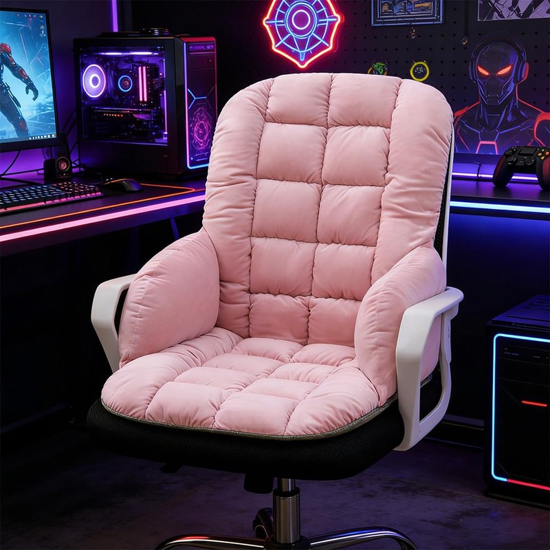 Yuthsona Desk Chair Cushion Office Chair Pad with High Back