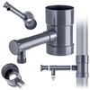 KADAX Rain Collector 100 mm, Rainwater Collector for Downpipe, Rain