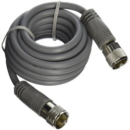 RoadPro RP-8X9 Gray 9' CB Antenna Coax Cable with PL-259 Connectors