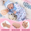 JIZHI Lifelike Reborn Baby Dolls - 17-Inch Baby Soft Body