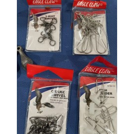 Eagle Claw New Eagle Claw 3-way Swivel+Sinker Pin+crane Swivel+fish Finder ,sinkers