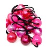 Tara Twinbead Bubble Ponytail Elastics - Pearl Pinks - 10