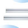 Trandraft 2 Pack Universal File Bars for Filing Cabinet Lateral