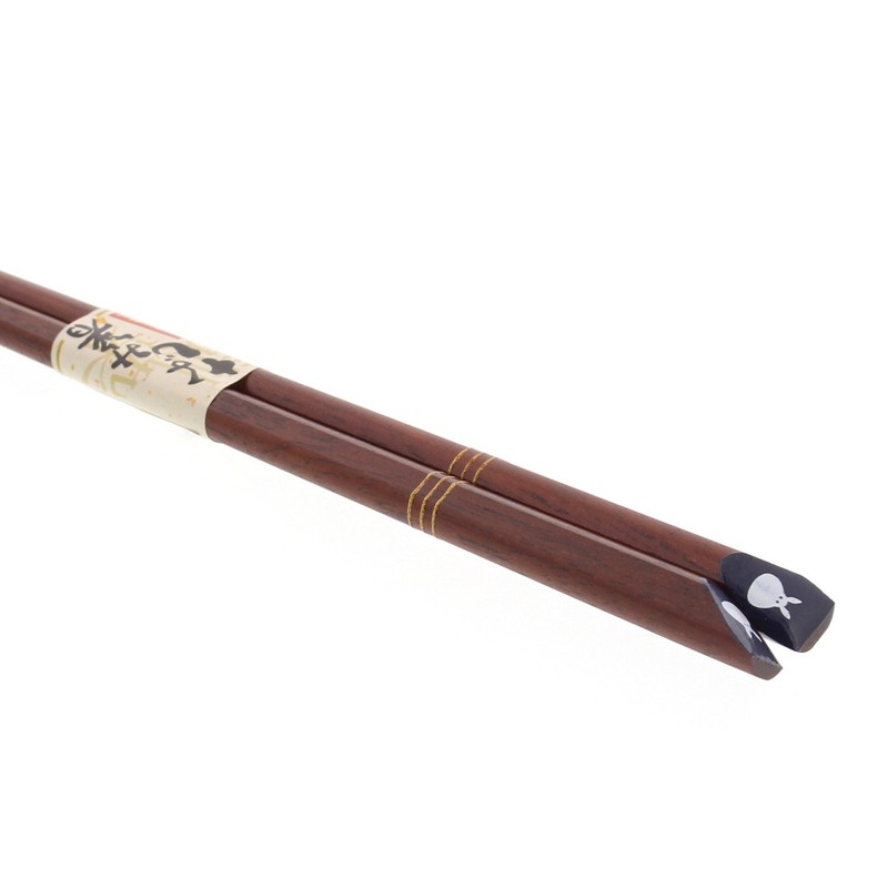 Familii Chopsticks Tenpyo Daruma Rabbit Lacquer Painted Wooden (Natural Wood)