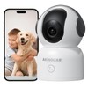 AKINGUAR 2K/3MP WiFi Indoor Surveillance Camera, 5GHz/2.4GHz 355° IP Camera