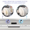 Dirty Clean Cat Dishwasher Magnet, 3.5 Inch Double Sided Dish