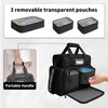 Wormhole Tattoo Case Tattoo Backpack with 3 Inner Removable Pouches