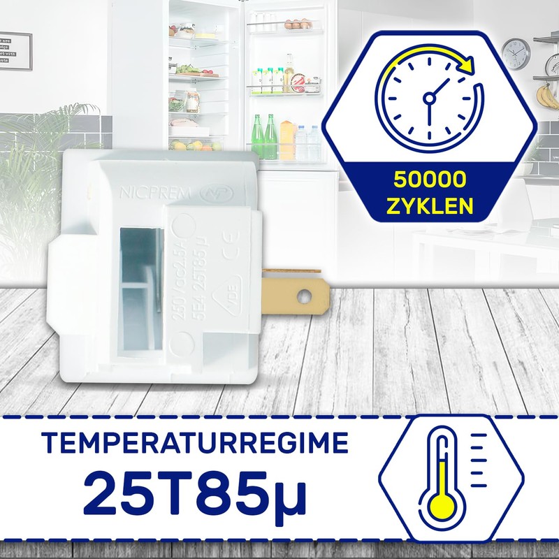 Light Switch for Fridge with Original Code 4094880285 for Beko