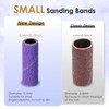 [Upgraded] Depvko 120pcs Small Sanding Bands for Nail Drills with
