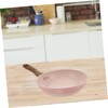 FELTECHELECTR Nonstick Mini Fry Pan with Ergonomic Wood Grain Handle