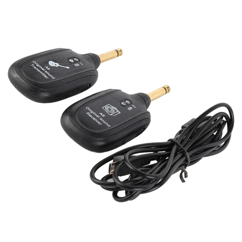 Wireless Guitar System Receiver Transmitter Audio Transmission System Accessory Set