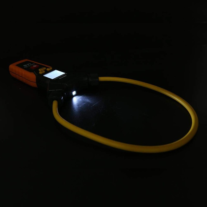 Flexible Clamp Meter, Walfront PEAKMETER PM2019A/PM2019S Handheld Digital Flexible Clamp