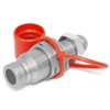 Summit Hydraulics Flat Face Hydraulic Quick Connect Coupler, #10 JIC