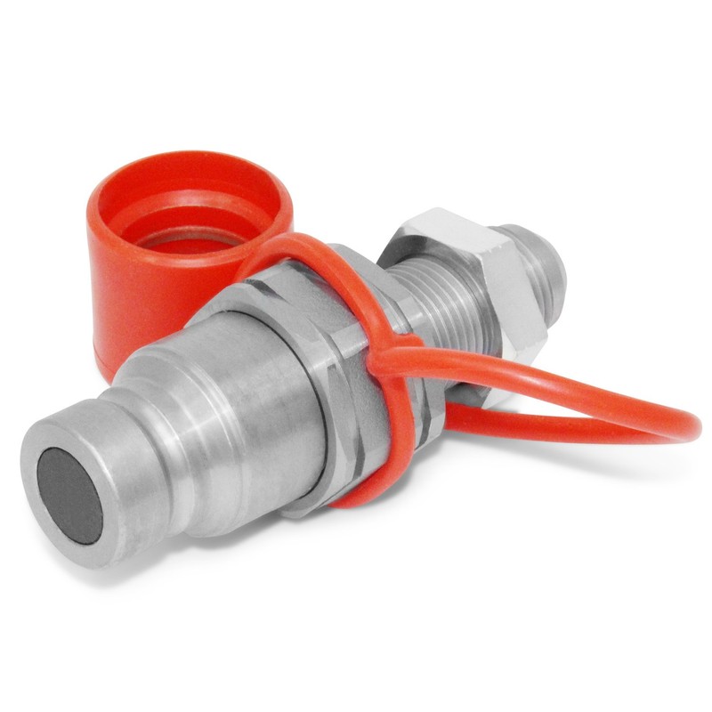 Summit Hydraulics Flat Face Hydraulic Quick Connect Coupler, #10 JIC
