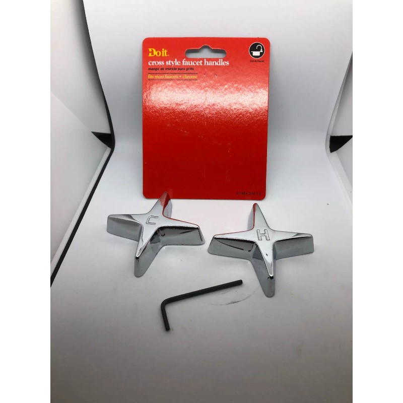 Do it Cross Pattern Replacement Faucet Handles - 411664