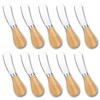 ProudMoore 10 Pcs Cheese Spreader Knives, Mini Butter Spreader with
