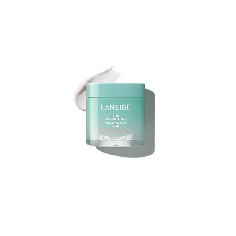 Laneige Mascarilla Dormir Cica Coreana Piel Sensible Hidratación Calmante Reparación