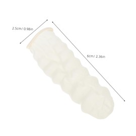 KICHOUSE 500pcs Disposable Latex Finger Gloves Thumb Protectors for Crafts Electronics and Industrial Use Medium Easy Replacement Multi Scenario Suitability Clean and Convenient