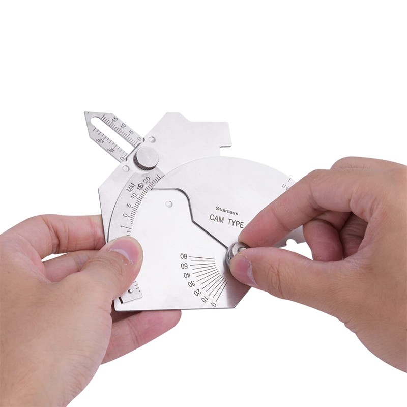 Welding Bridge Cam Gauge, Stainless Steel Measurement Tool for Welded
