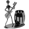 Cisixin Desktop Accessories Multi-Purpose Metal Guitar Pencil Holder