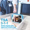 Wedama TSA Approved Toiletry Bag, Cosmetic Bags 2 Pack with