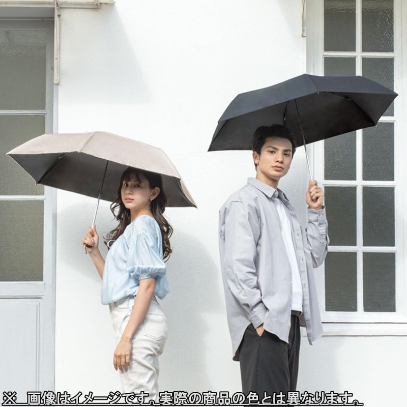 Nakatani Natural Basic All-Weather Folding Umbrella UV All Weather Purple