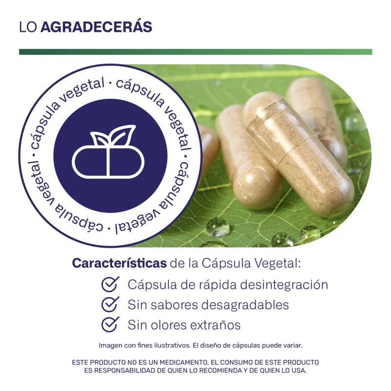 Prebiticos Blend Megabiotic 120 Cpsulas 1130mg Por Porcin Sin Sabor