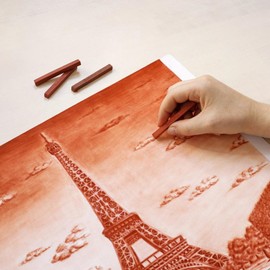 Conté à Paris Juego de lápices de bocetos de 12 Unidades, Sanguine