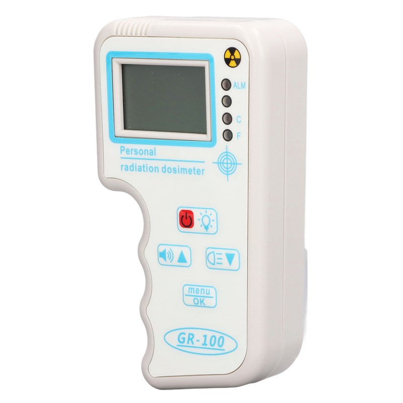 Nuclear Radiation Detector Monitor High Accuracy Sound Light Alarm Portable