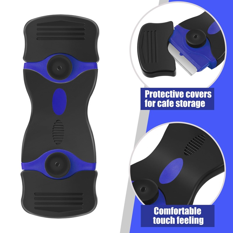 Tallew 9 Pcs Plastic Scraper Tool Sticker Scraper Tool Plastic