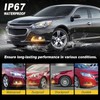3-Color LED DRL Fog Light Bezel for Chevy Malibu 2013