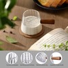 6OZ Espresso Cups Glass, JJOO Espresso Shot Cup With V-Shaped