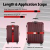 TRANVERS Luggage Straps for Suitcase Protection Heavy Duty Adjustable 2-Pack