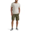 Lee Men's Extreme Motion Crossroad Cargo Short, Olive Night, 34