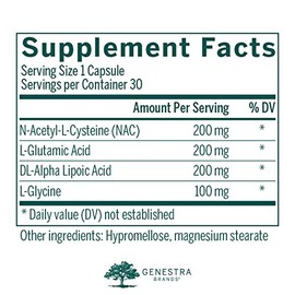 Glutathione Precursors 30 Count by Pharmax