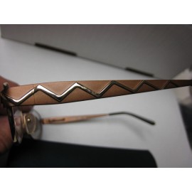 GEOFFREY BEENE EYEGLASS FRAMES Style  ZIGGY  in  BROWN  52-18-130 W/ Case