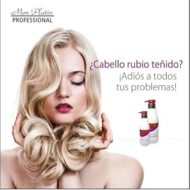 Mascarilla Capilar Tratamiento Cabello Maltratado Rubio Mon Platin Total Blonde