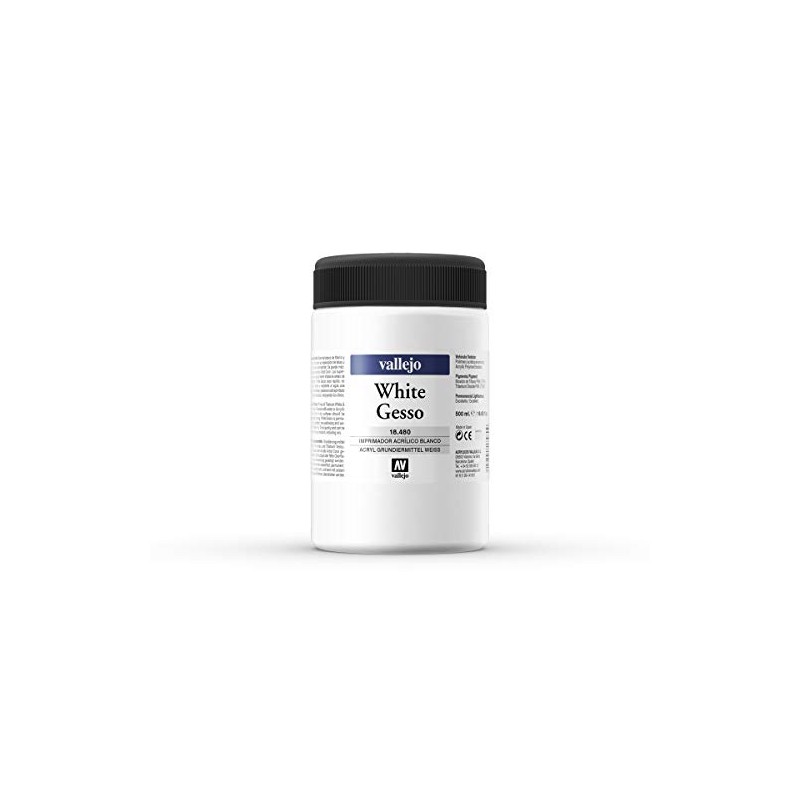 Vallejo 18480 White Gesso (500 ml)