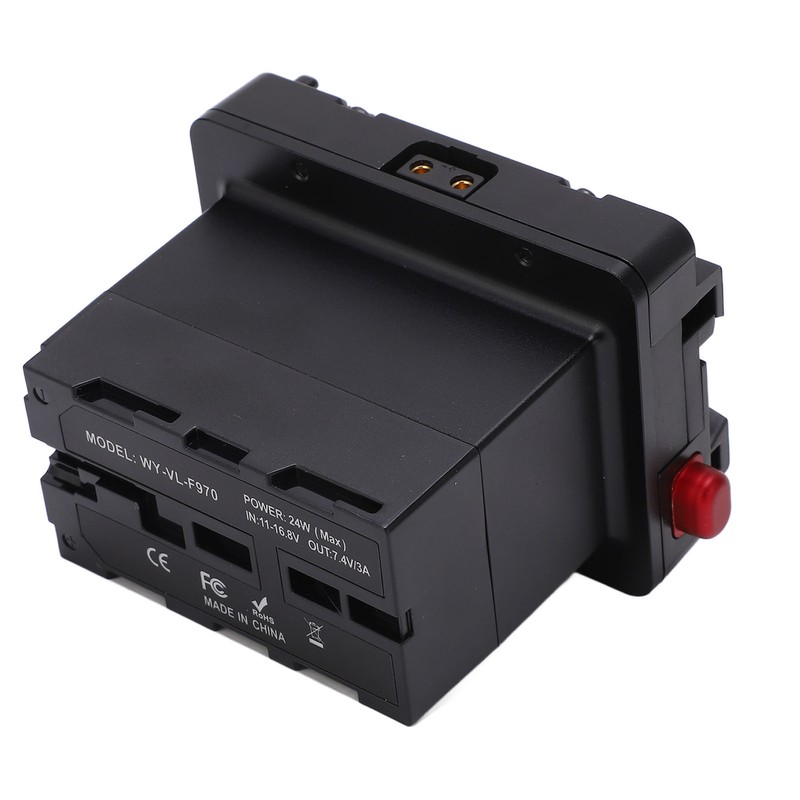 V Mount Battery to NPF NP‑F970 F960 Battery Converter Adapter