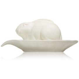 Gianna Rose Animal-Shaped Soap with Soap Dish, Rabbit, 2.5 oz