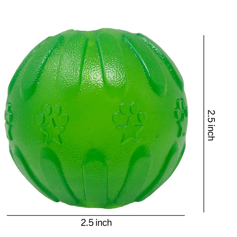 Starmark Treat Dispenser Chew Ball for Dogs, Medium