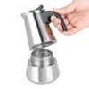 Portable Stainless Steel Coffee Pot Moka Espresso Maker Mocha Pot