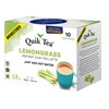 QuikTea Lemongrass Unsweetened Chai Tea Latte – 10 Count, Instant