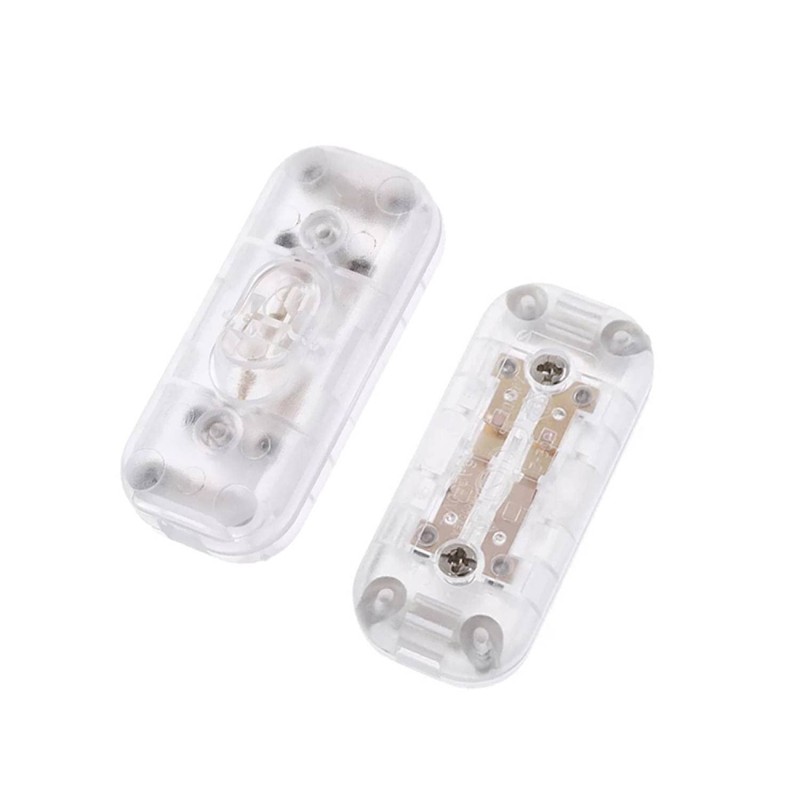 fuchswerk 3 x Intermediate Switch Cord Switch - 2-3-Pin 6A