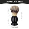 7Pcs Men Shaving Brushes Wood Handle, Professional Salon Tools Hand