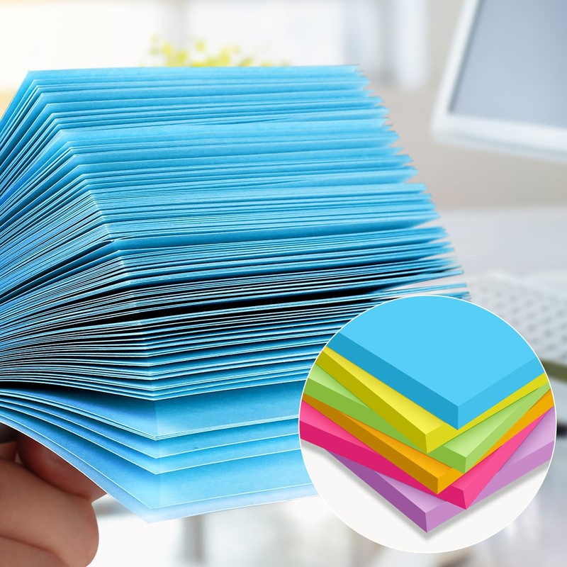 48 Pads Sticky Notes 3x3 in, 42 Sheets/Pad, 2016 Sheets