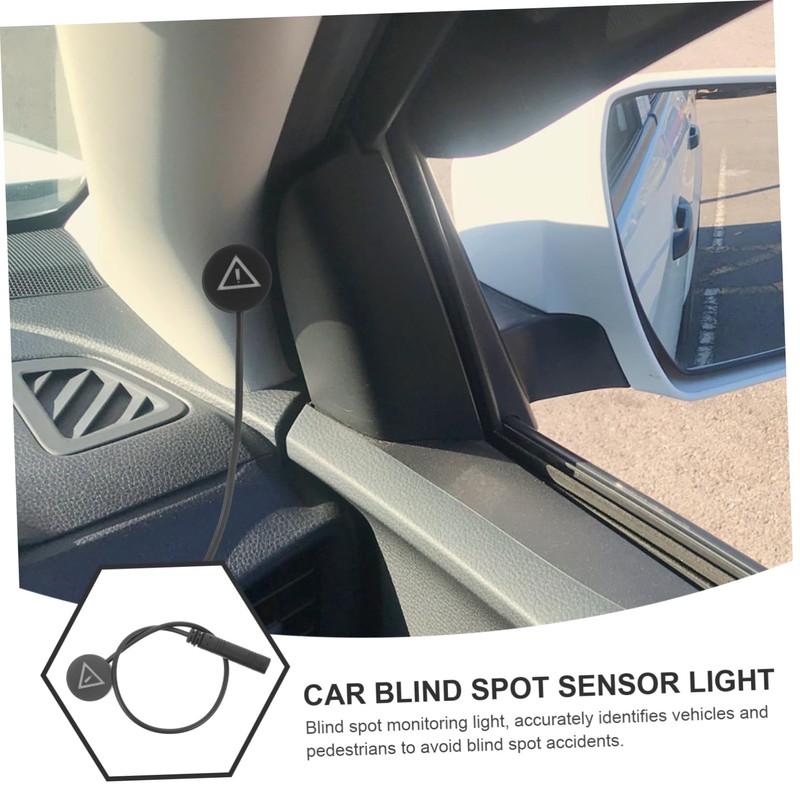 Mikinona Car Blind Sensor Lights Set Blind Detectors Alert 12v