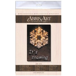 Wizardi Abris Creative Kit/String Art Snowflake ABC-015